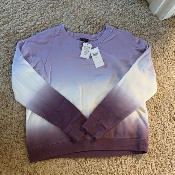 NWT Splendid Purple Ombré sweater S - Picture 1 of 5